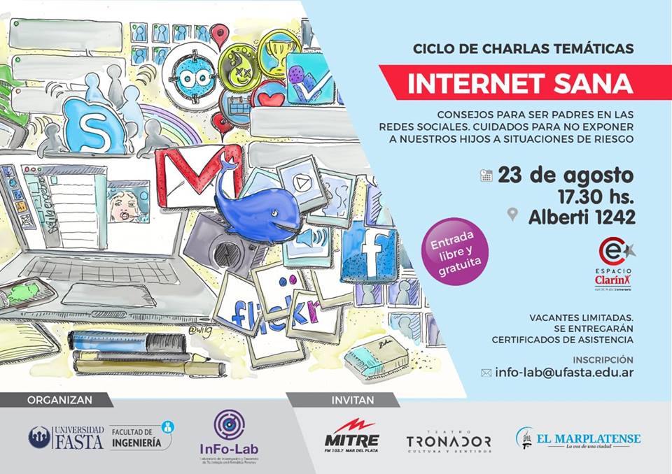 Ciclo de charlas en el Espacio Clarín - Primer encuentro: Internet Sana