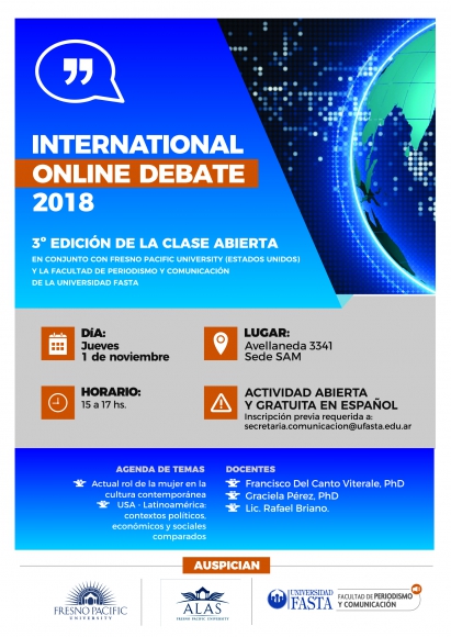 ANÁLISIS DE LA INFORMACIÓN INTERNACIONAL. International Online Debate 2018