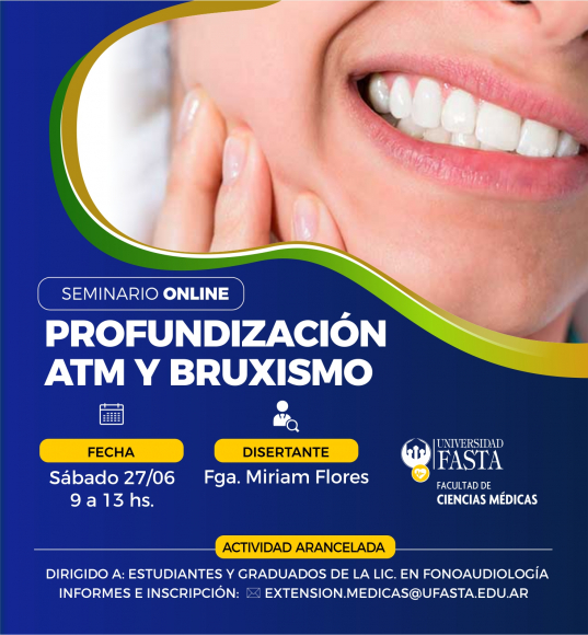 Seminario de Profundización en ATM y Bruxismo - ONLINE