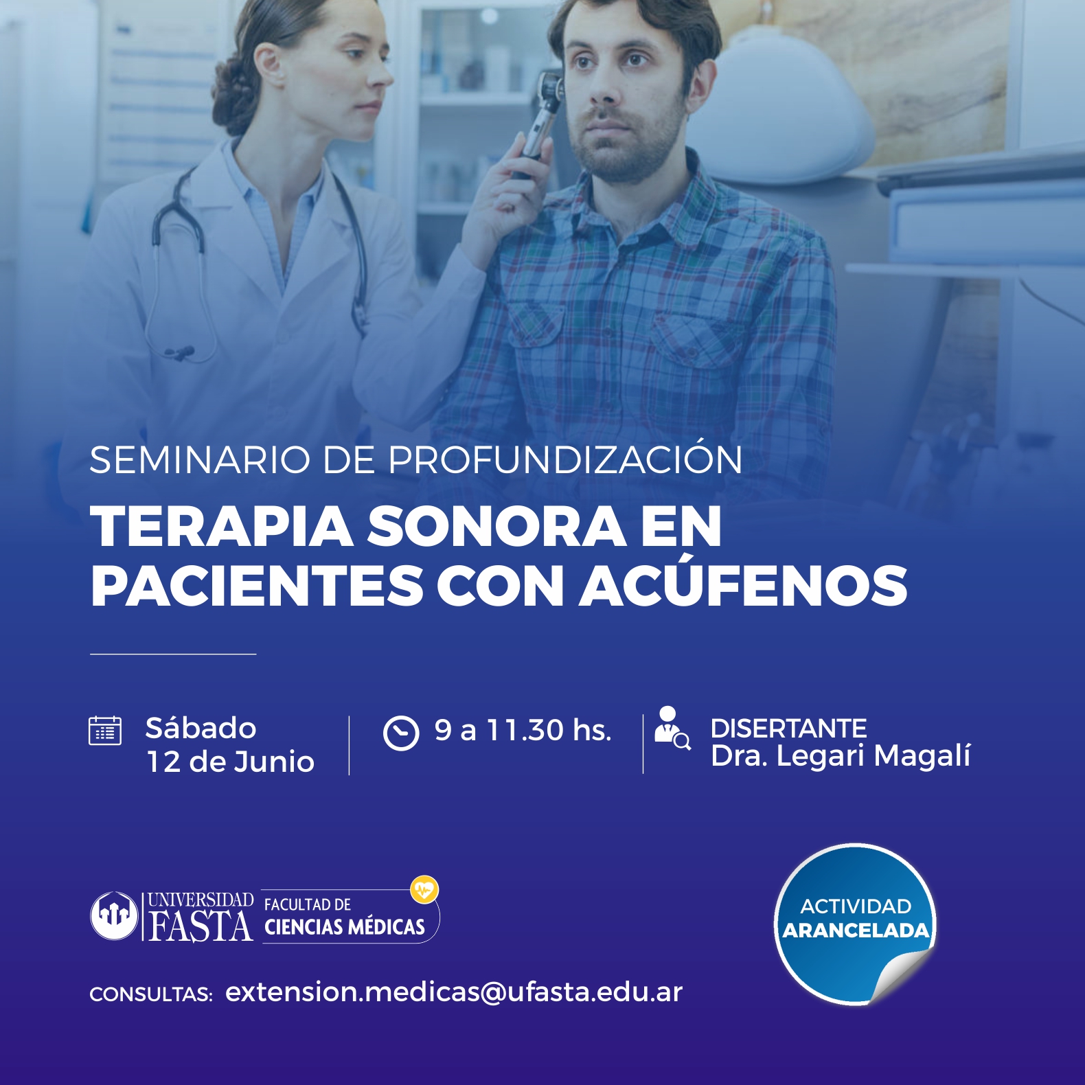 Seminario de Profundización “Terapia sonora en pacientes con acúfenos”