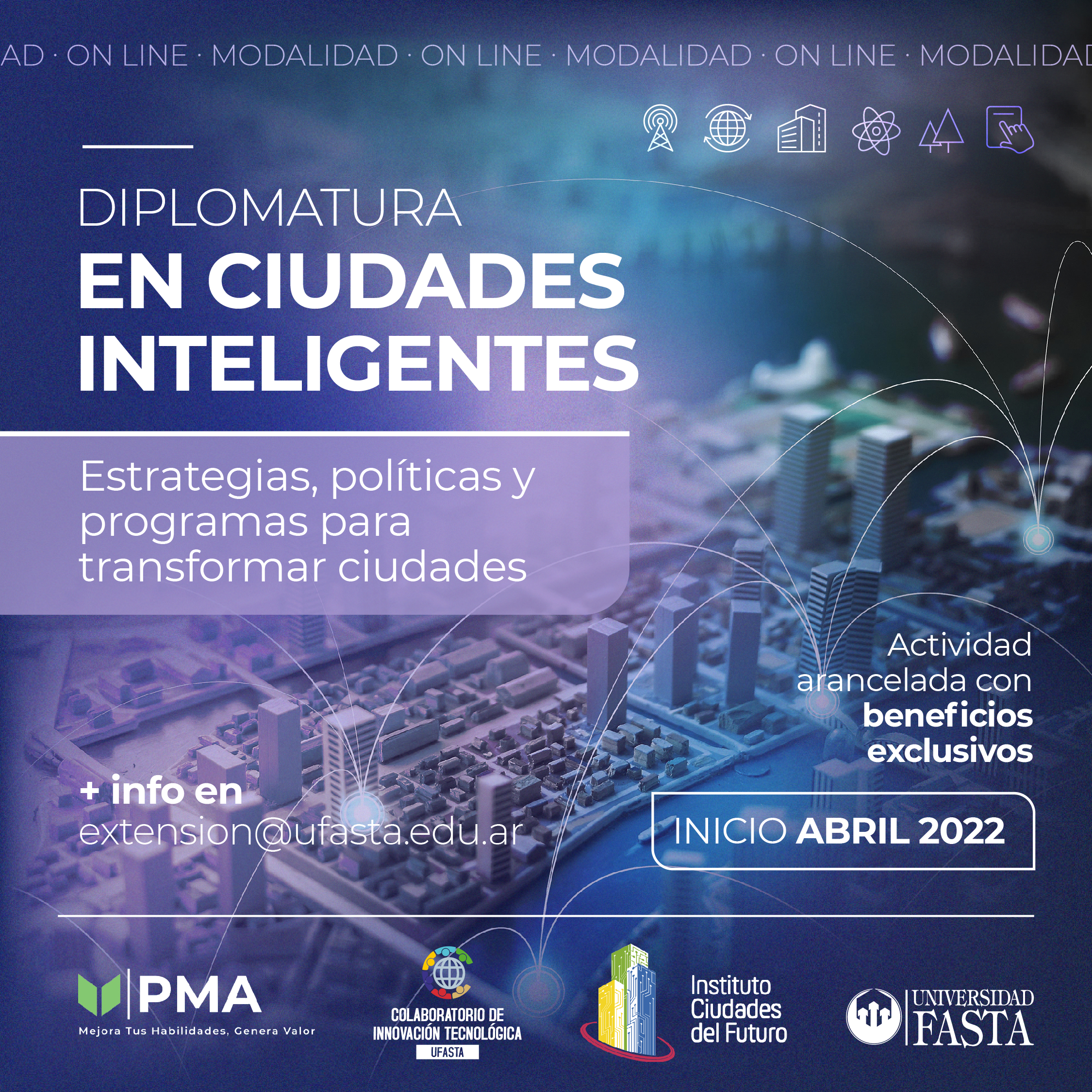 Diplomatura en Ciudades Inteligentes " Estrategias, políticas y programas para transformar ciudades"