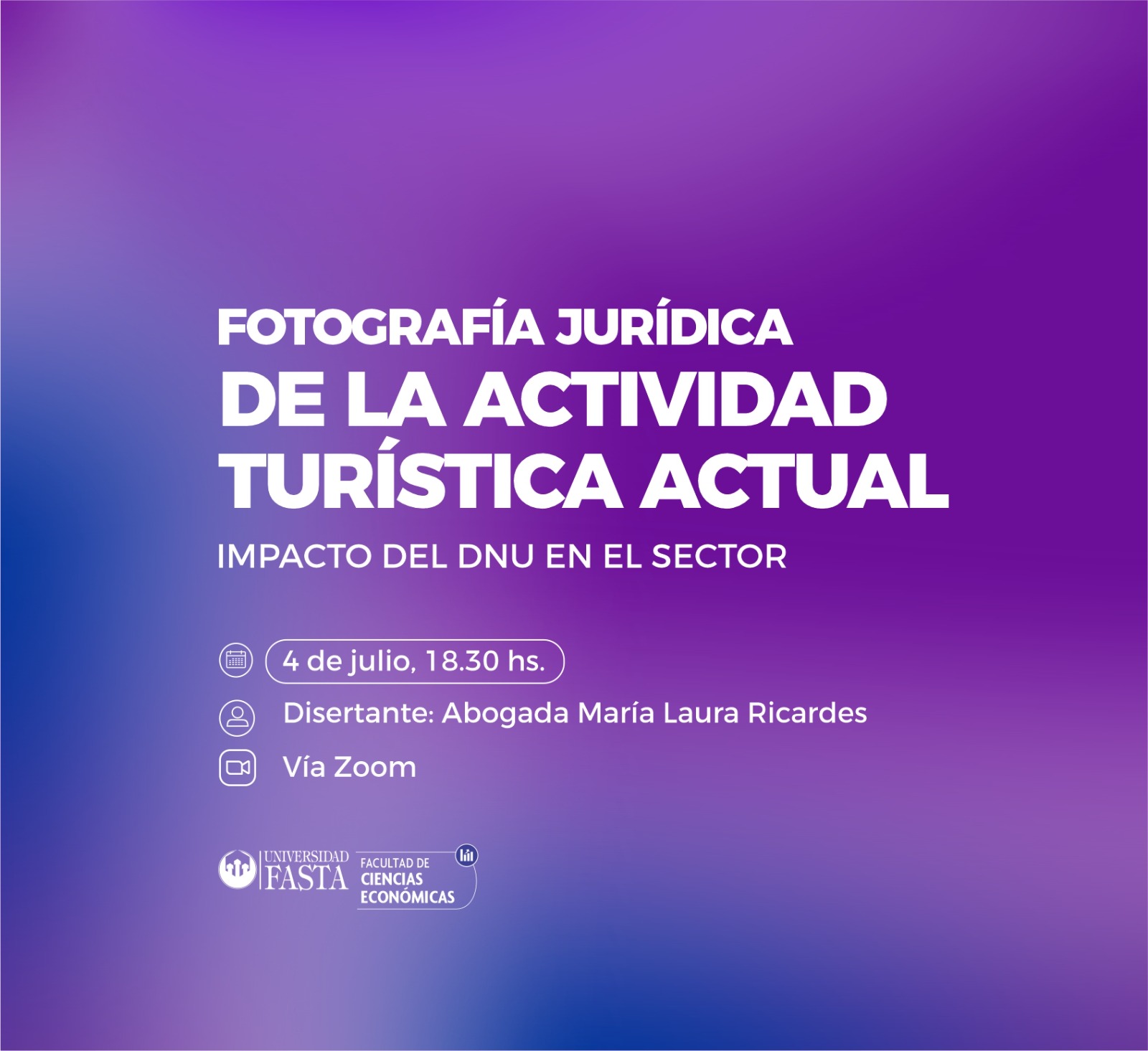 Fotografía jurídica de la actividad turística actual. Impacto del DNU en el sector