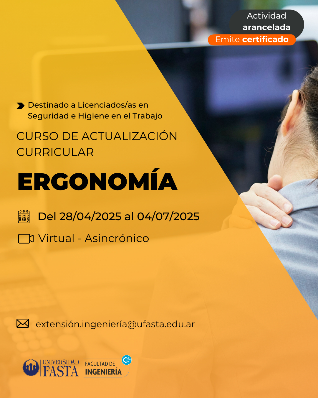 Curso de Actualización Curricular - Ergonomía