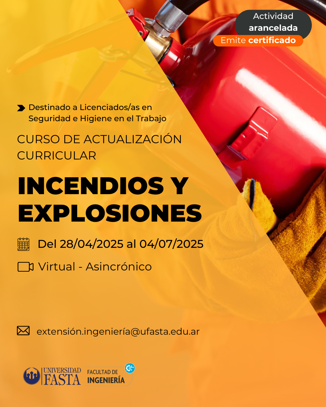 Curso de Actualización Curricular - Incendios y Explosiones