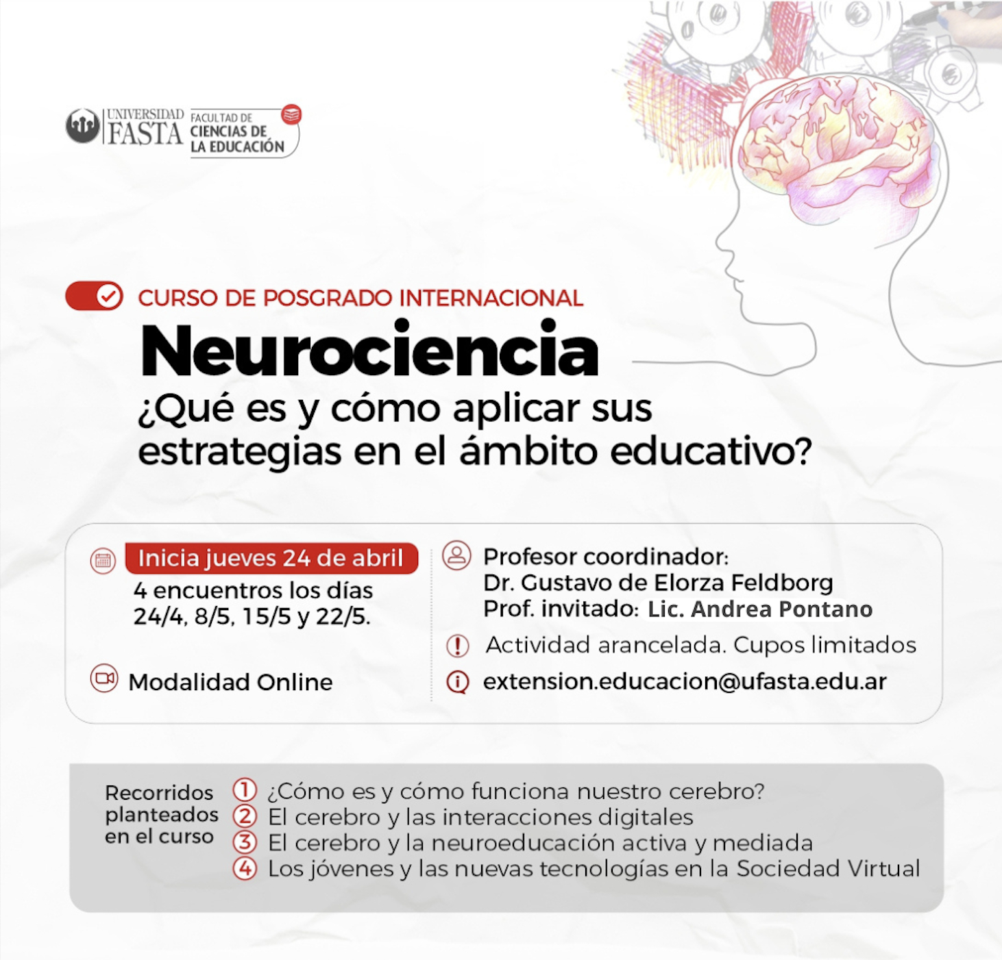 Curso de Posgrado Internacional en Neurociencia 2025