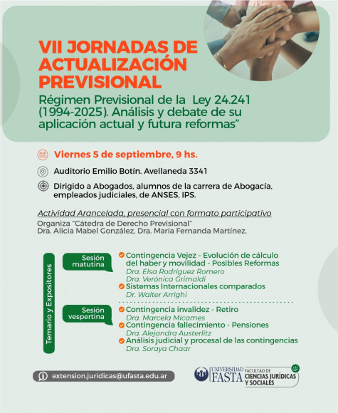VII Jornadas de Actualización Previsional