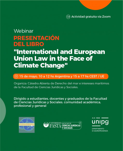 Presentación del Libro "International and European Union Law in the Face of Climate Change"
