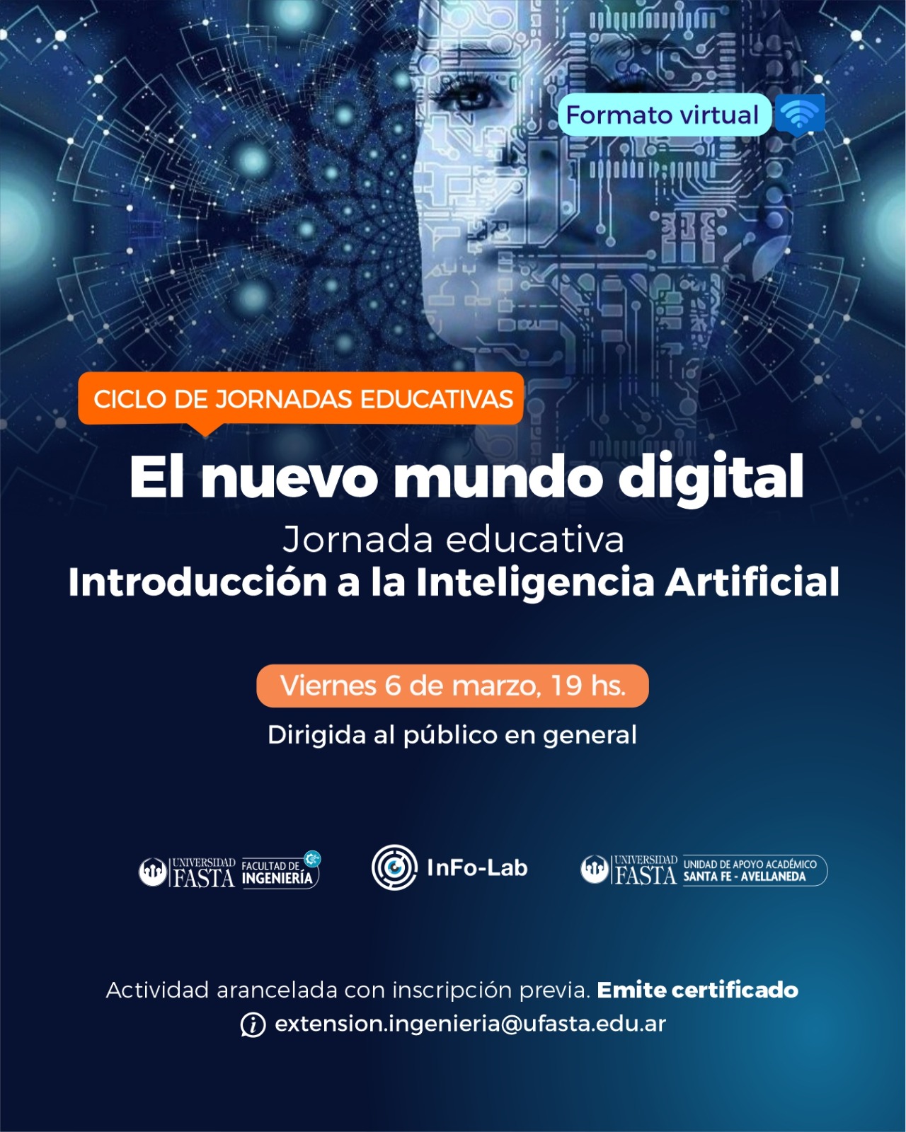 Ciclo de jornadas educativas “El nuevo mundo digital”: Introducción a la Inteligencia Artificial