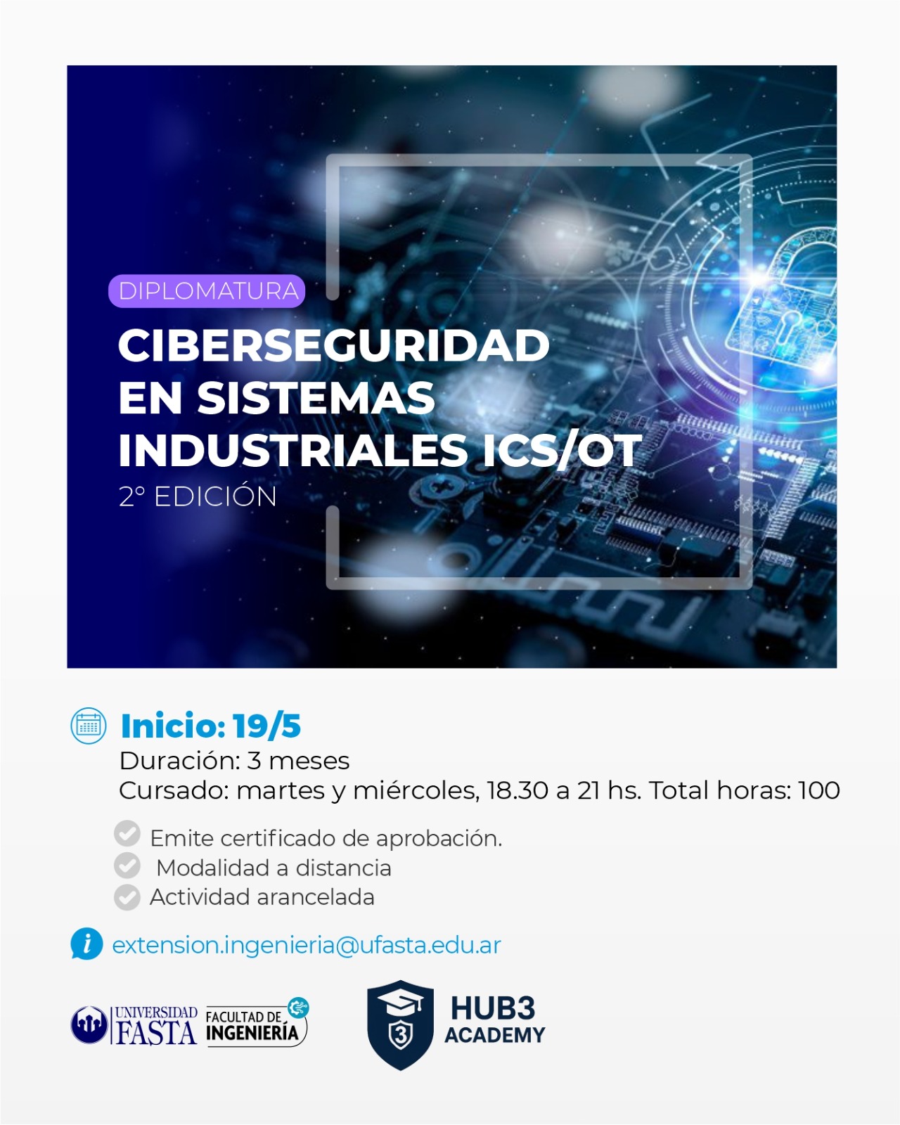 Diplomatura en Ciberseguridad Industrial (ICS/OT)