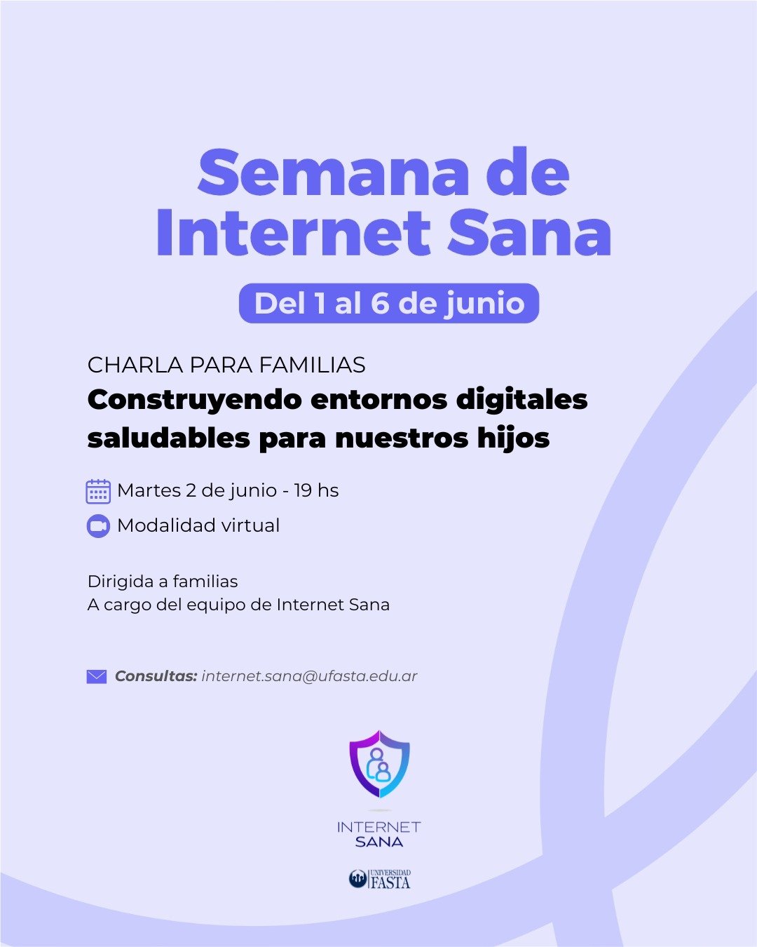 Charla: "Construyendo entornos digitales saludables para nuestros hijos"