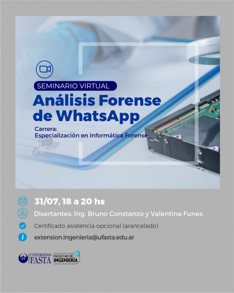 Seminario: Análisis Forense de Whatsapp