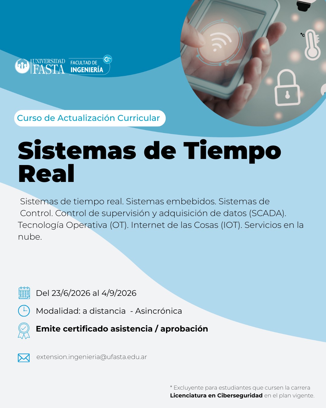 Curso de Actualización Curricular - Sistemas en Tiempo Real