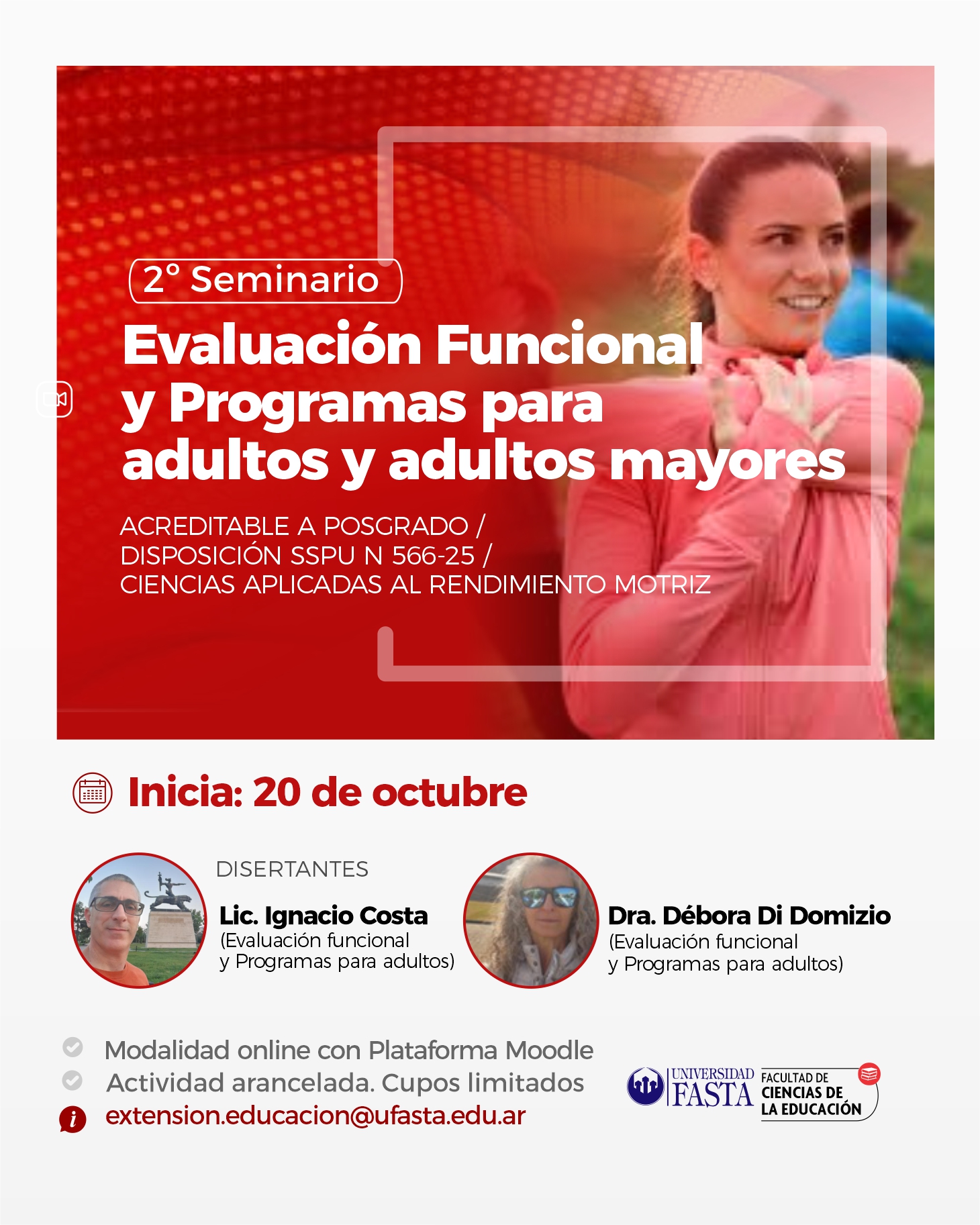 Seminario: Evaluación Funcional y Programas para Adultos y Adultos Mayores
