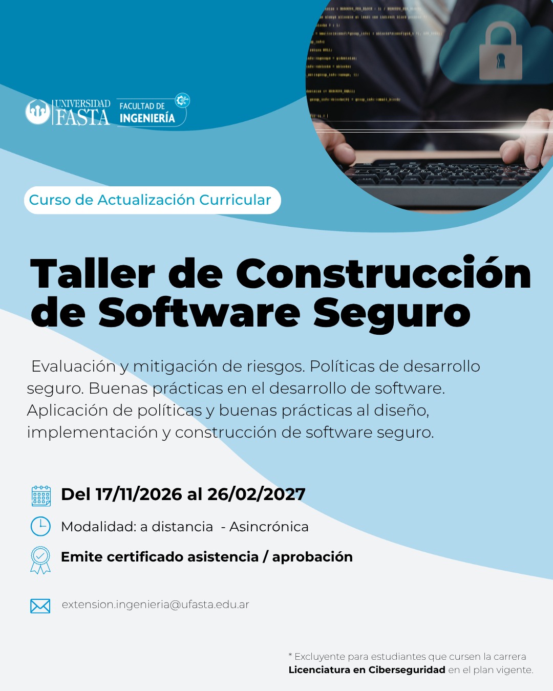 Curso de Actualización Curricular - Taller de construcción de software seguro